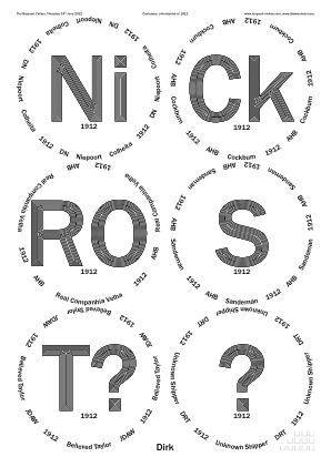 Glasses placemat
