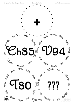 Glasses placemat