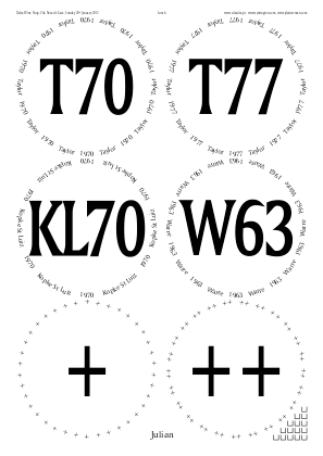 Glasses placemat