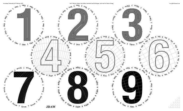 Glasses placemat