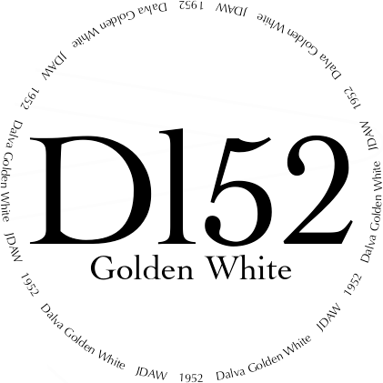 Glasses placemat: Dalve Golden White 1952