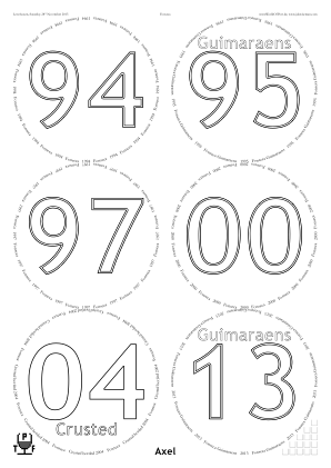 Glasses placemat