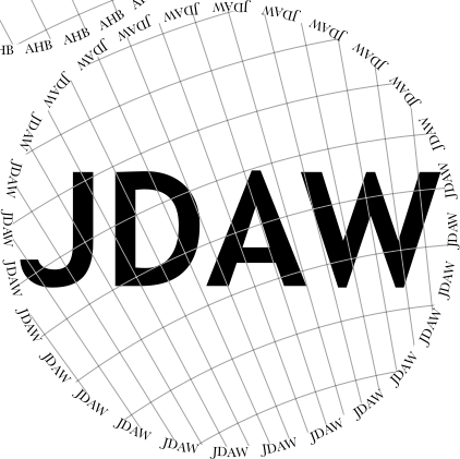 Glasses placemat: JDAW