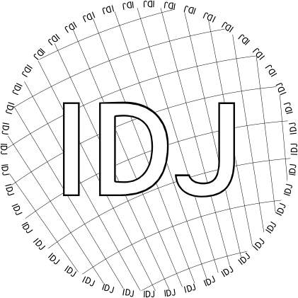 Glasses placemat: IDJ