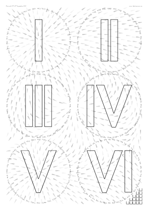 Glasses placemat