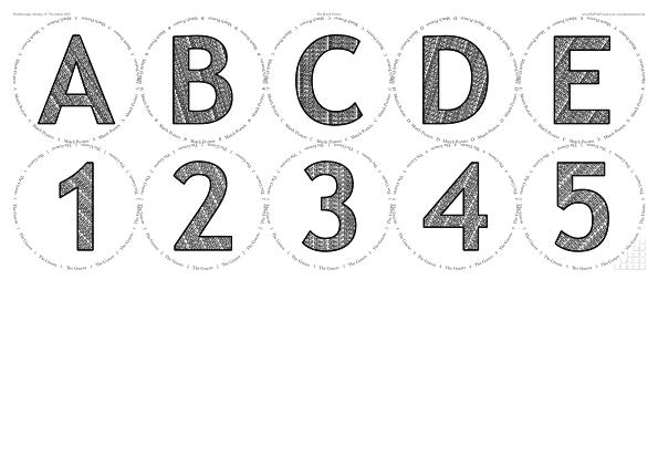 Glasses placemat