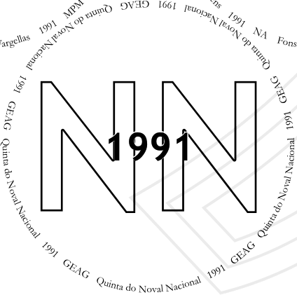 Glasses placemat: Noval Nacional 1991