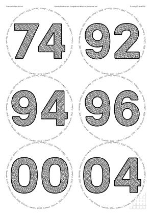 Glasses placemat