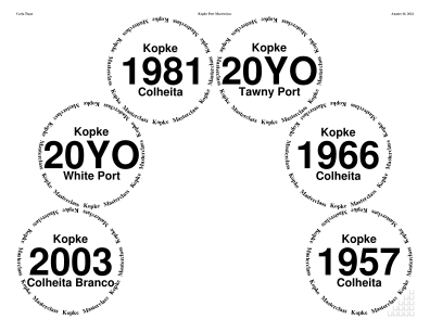Glasses placemat