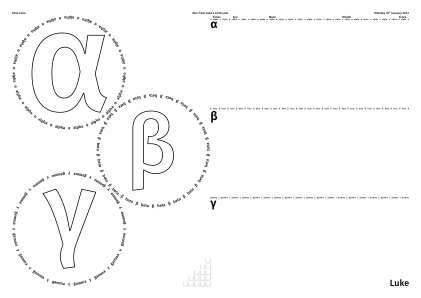Glasses placemat