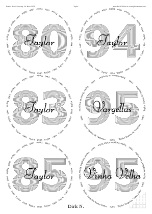 Glasses placemat
