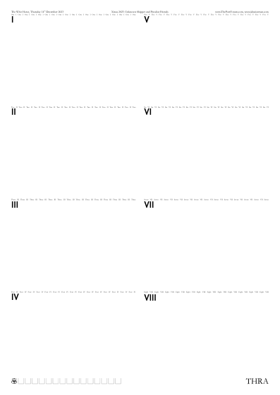 Glasses placemat