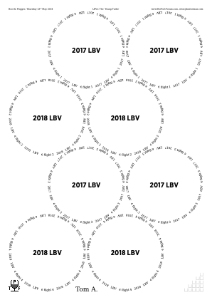 Glasses placemat