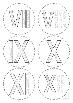 Glasses placemat