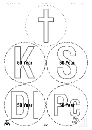 Glasses placemat