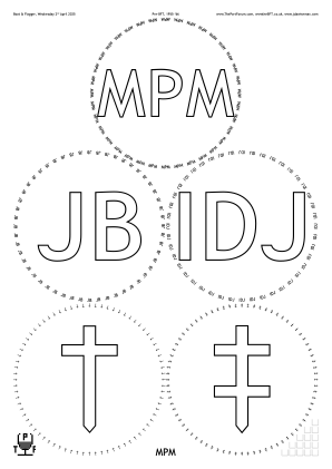 Glasses placemat