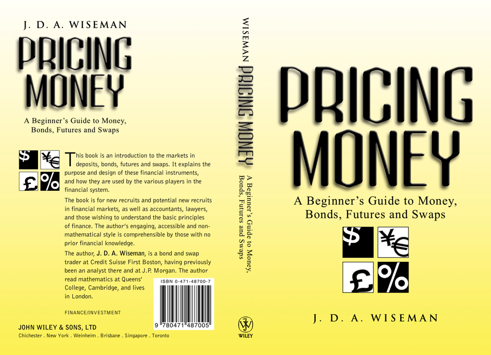 Jacket of Pricing Money, J. D. A. Wiseman, Wiley (2001)