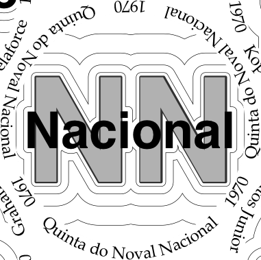 Glasses placemat: Noval Nacional 1970