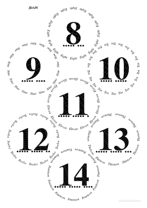 Glasses placemat