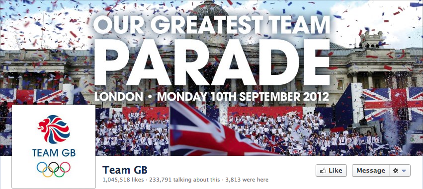 From the TeamGB Facebook page