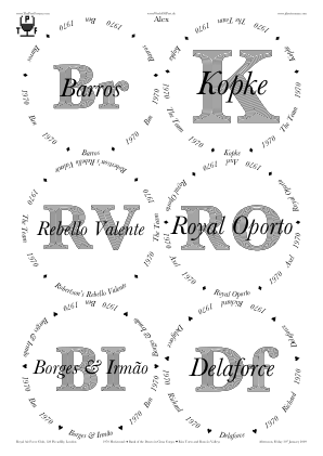 Glasses placemat