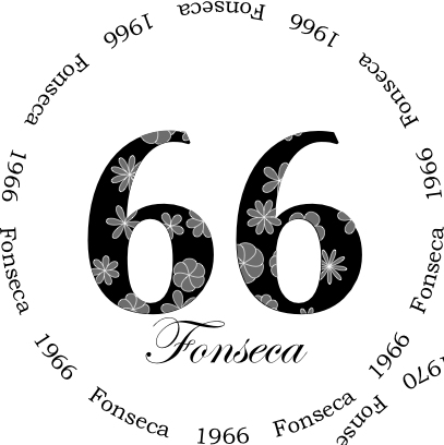 Glasses placemat: Fonseca 1966
