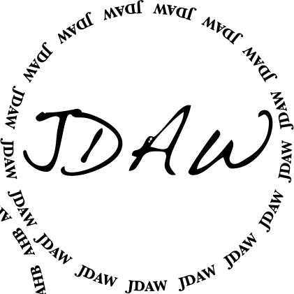 Glasses placemat: JDAW