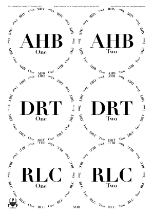 Glasses placemat