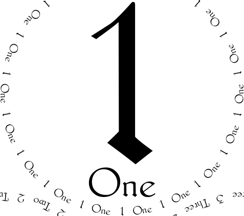 Glasses placemat: One 1