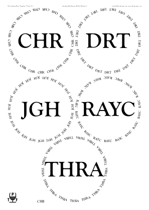 Glasses placemat