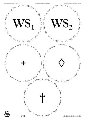 Glasses placemat