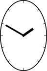 Example analogue clock